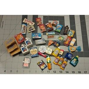 Mini Brands Mixed Food Lot Laundry detergent suntan oil collagen